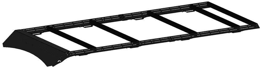 Close-up picture featuring Aluminess new Recon Rack.