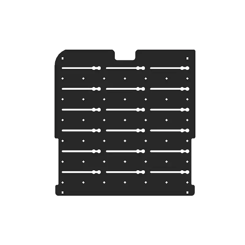Aluminess Rear Door Rack Plates icons.