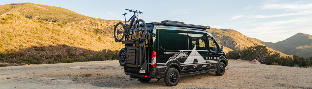 Ford Transit featuring Aluminess PowerLift.