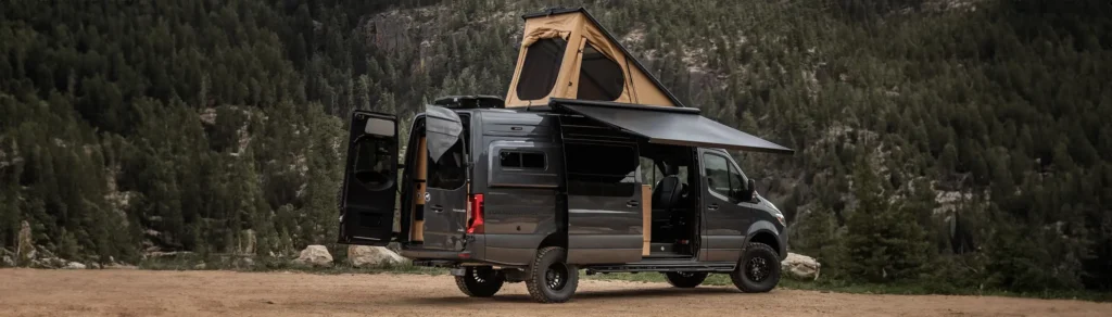 Sprinter van featuring Rossmonster build.