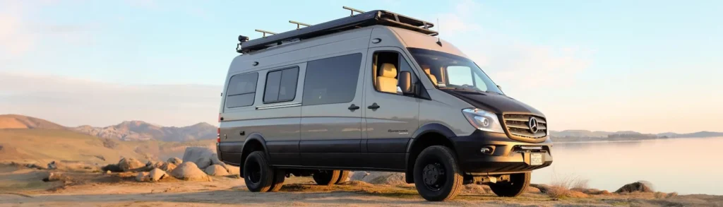 Sprinter van featuring Sportsmobile build.