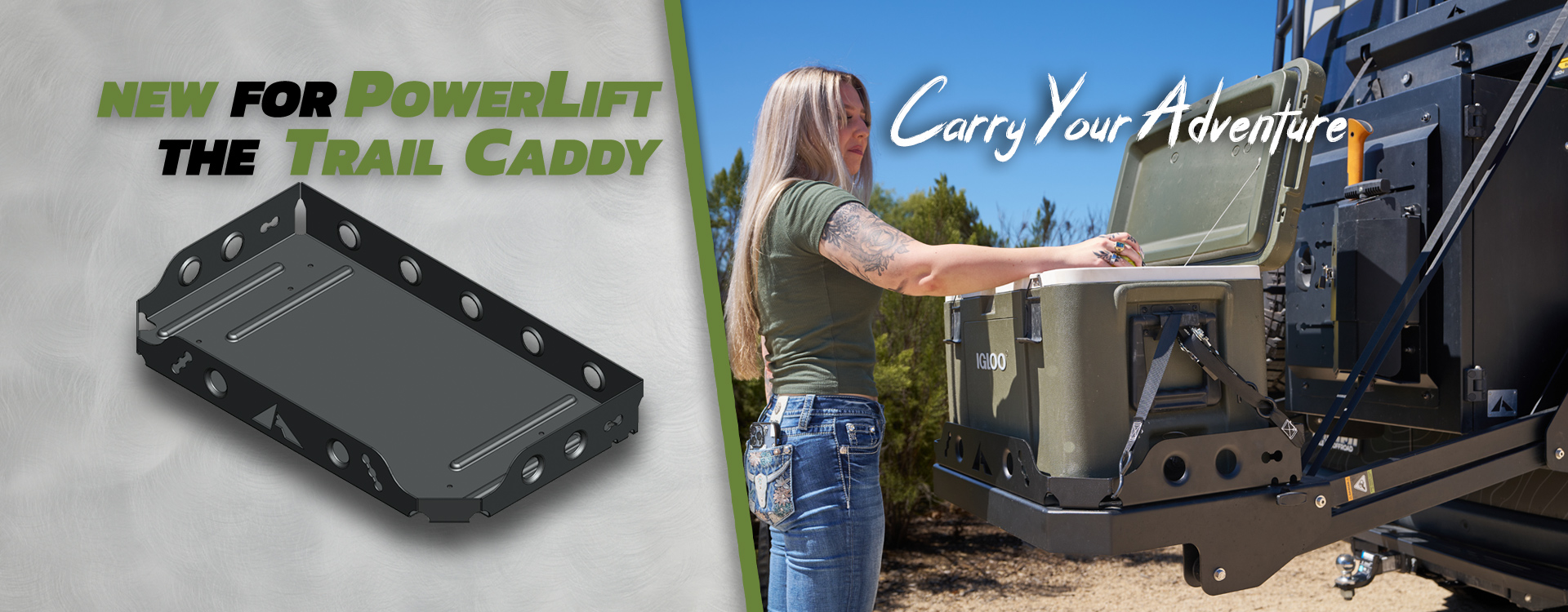 Aluminess Trail Caddy hero image.