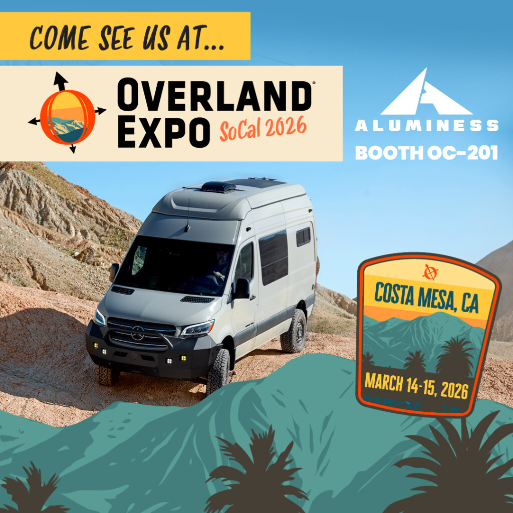 Aluminess Product Innovations at Overland Expo SoCal 2026