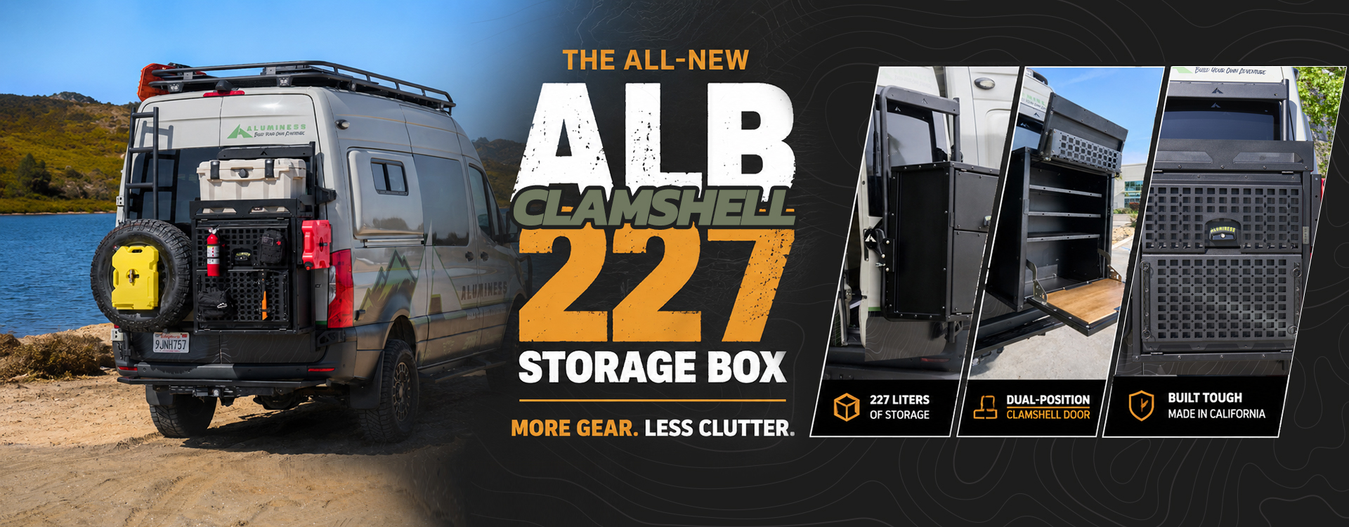 Aluminess ALB Clamshell 227 Storage Box
