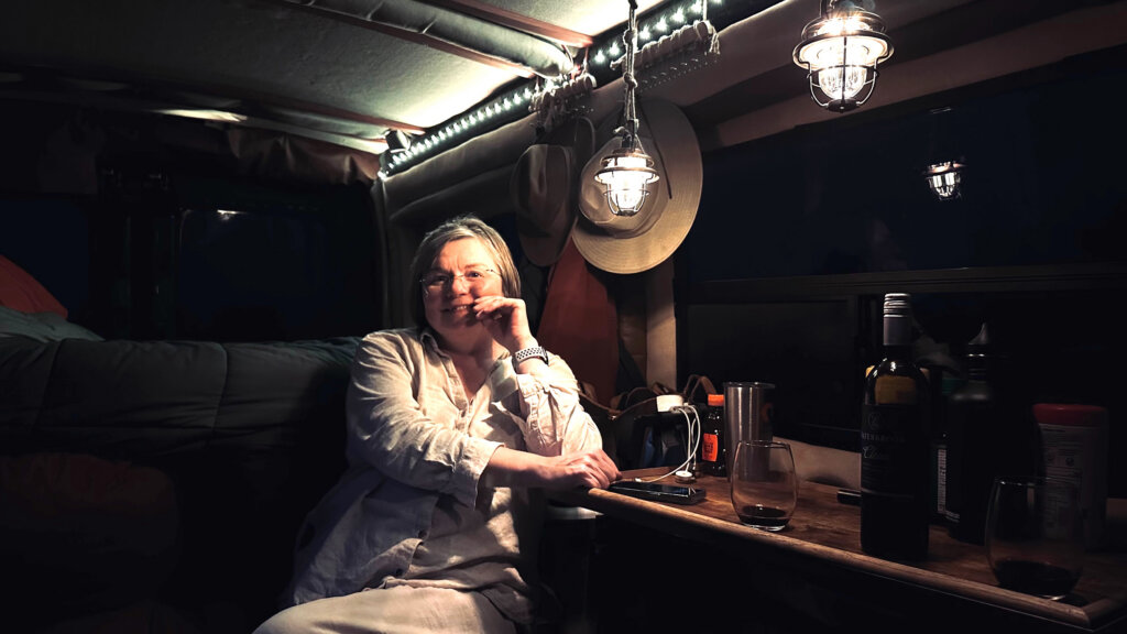 Jim Preston and his @AWDTransitOverland Van