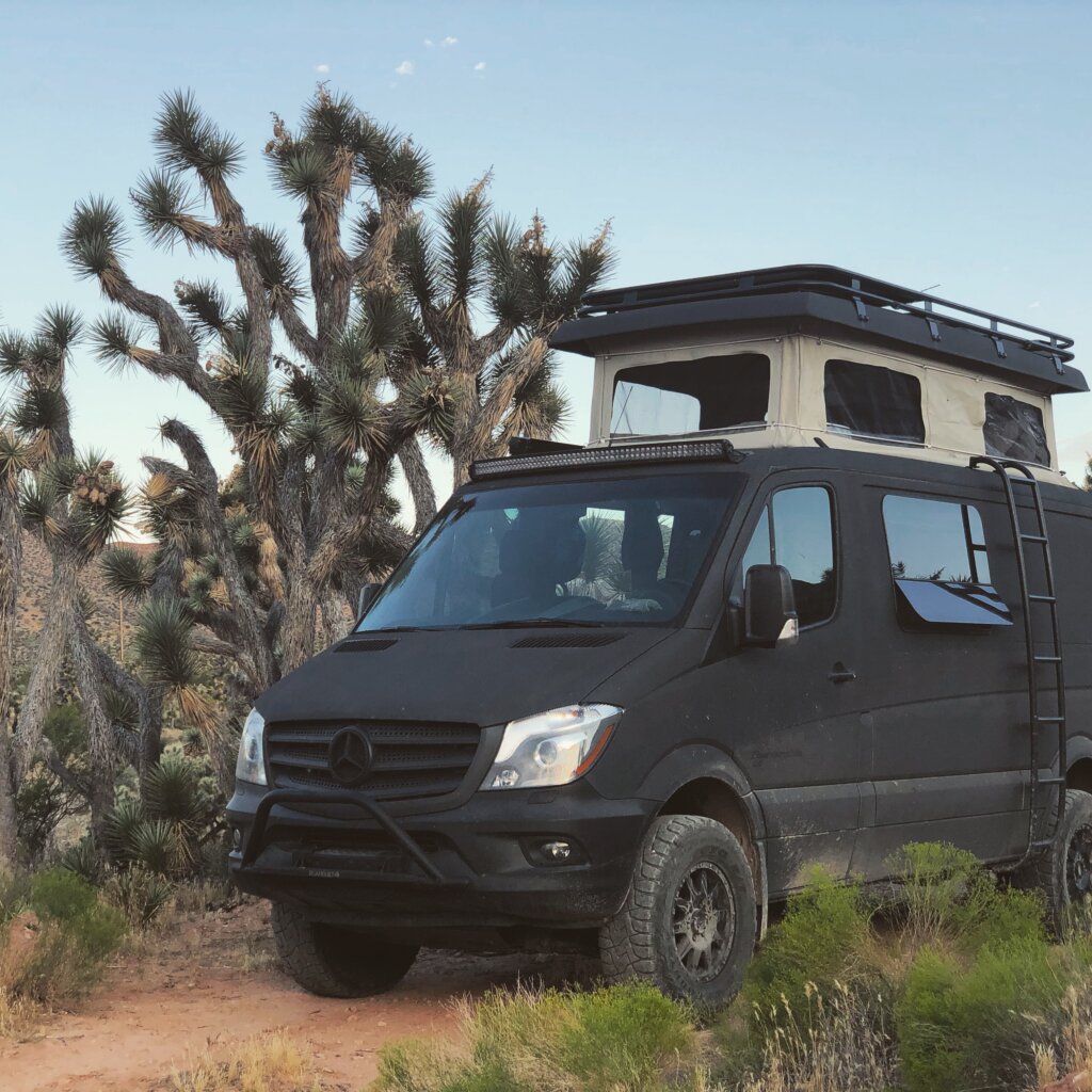 Nick & Micah of Advanturing in their Sprinter Van