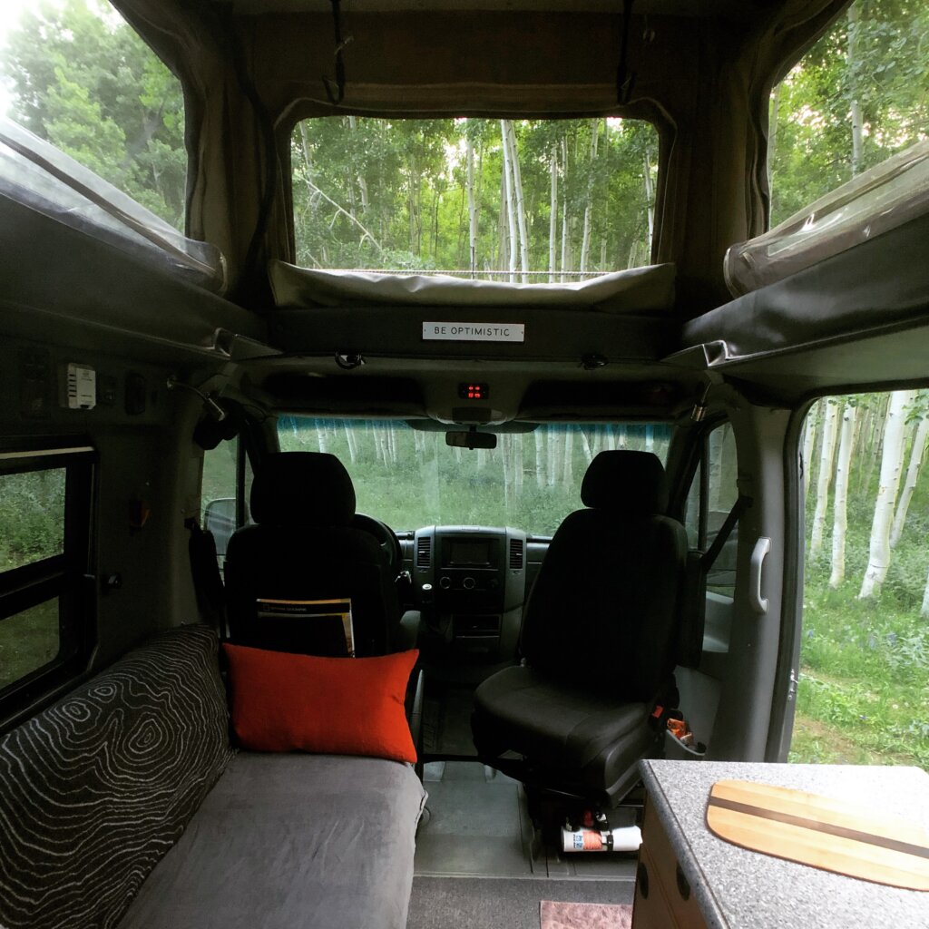 Nick & Micah of Advanturing in their Sprinter Van