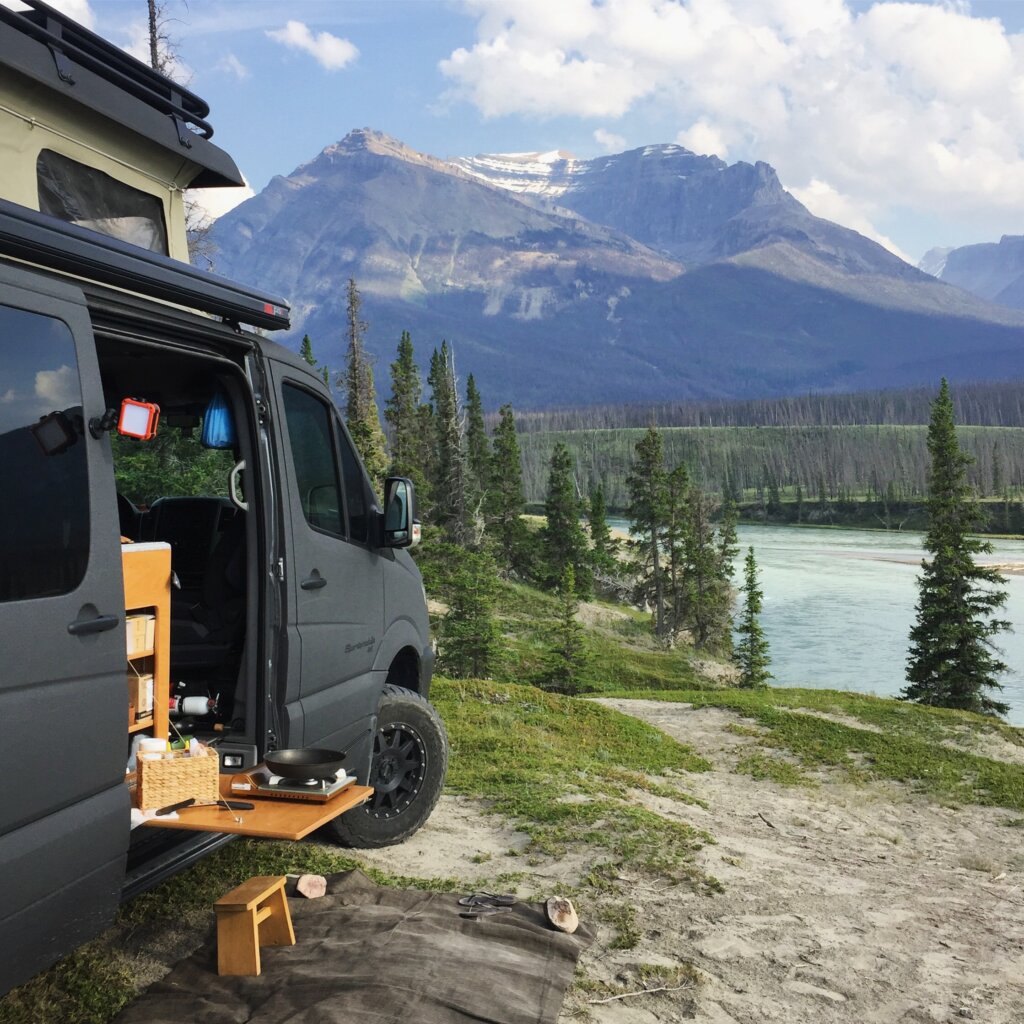 Nick & Micah of Advanturing in their Sprinter Van