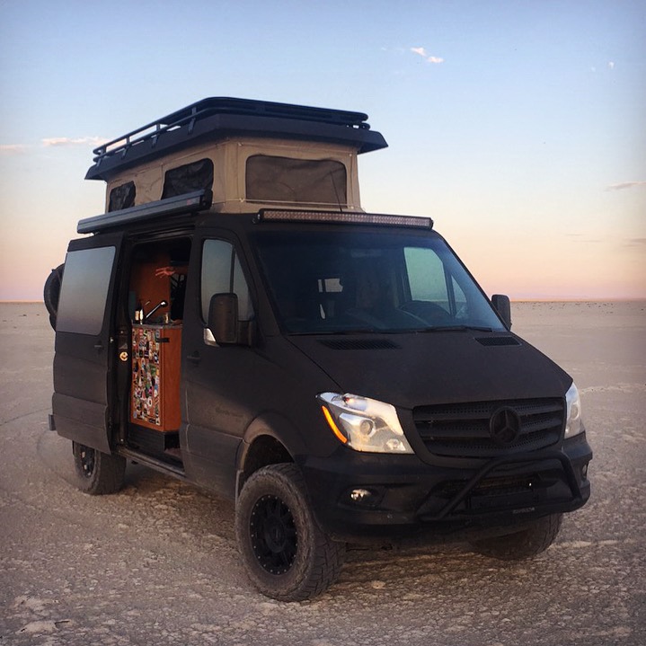 Nick & Micah of Advanturing in their Sprinter Van