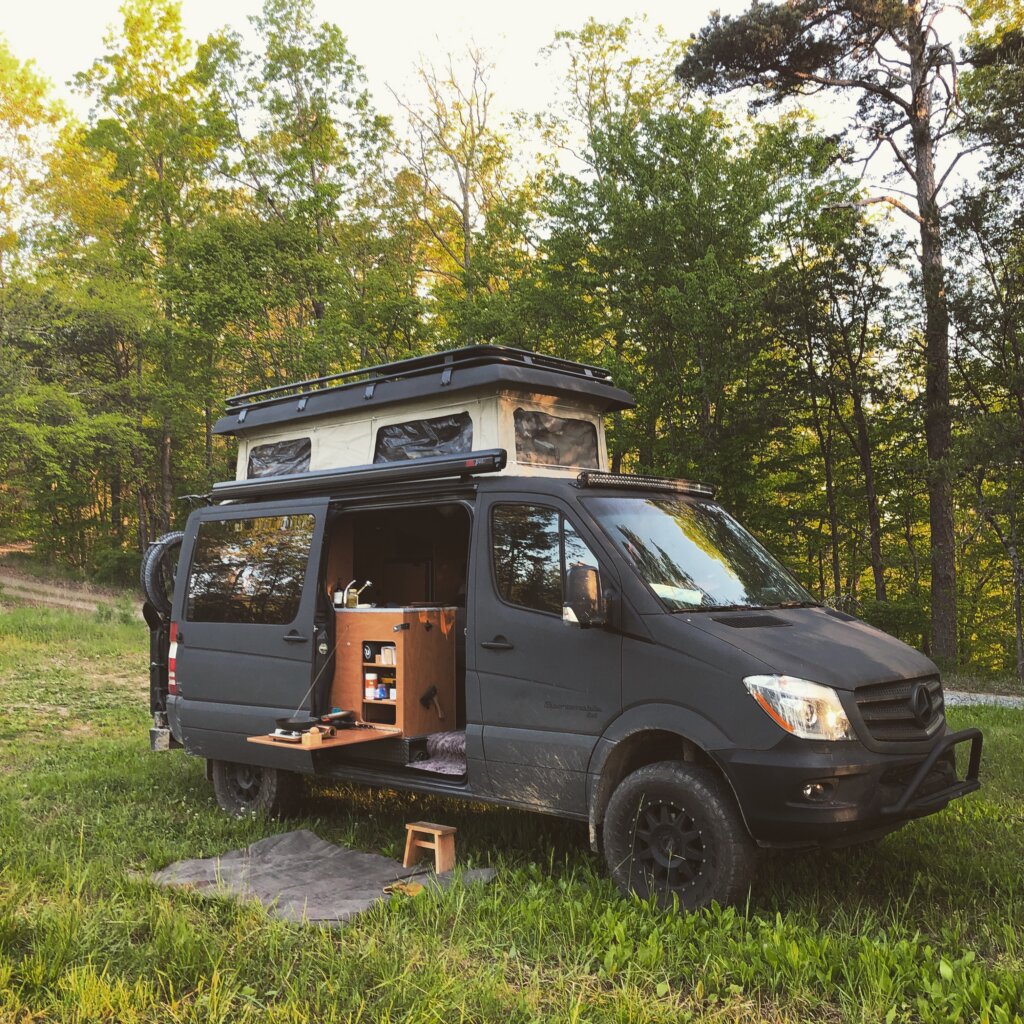 Nick & Micah of Advanturing in their Sprinter Van